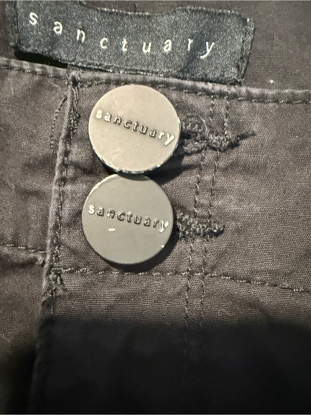 Sanctuary Black Cargo Pants 30 - Picture 8 of 9
